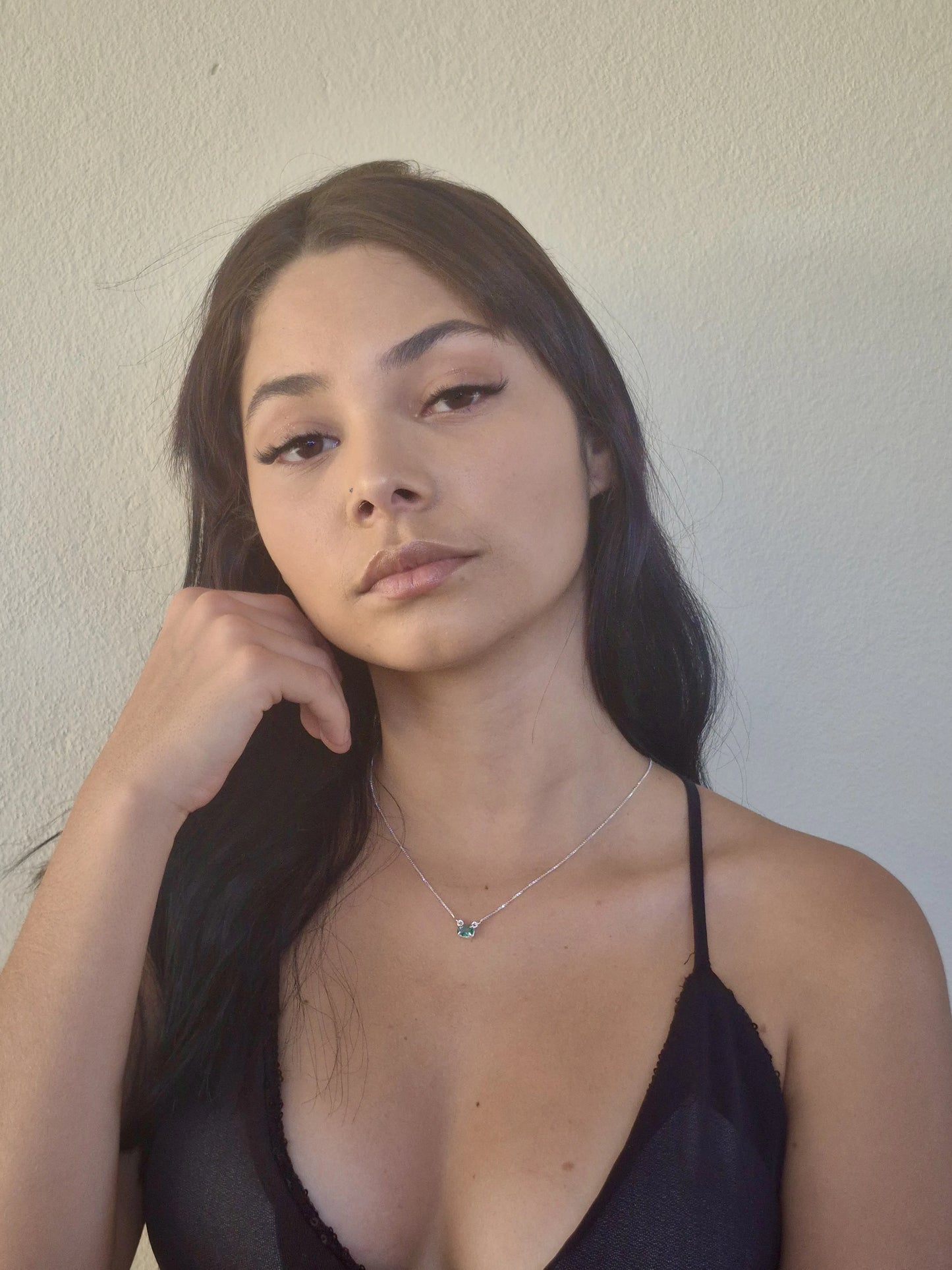 Choker em Prata - Pedra Oval