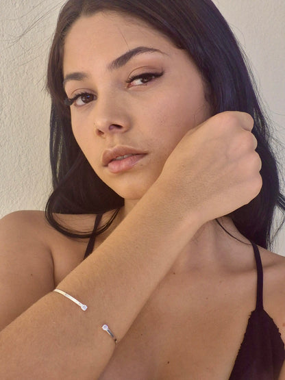 Bracelete em Prata - Pontos de Luz
