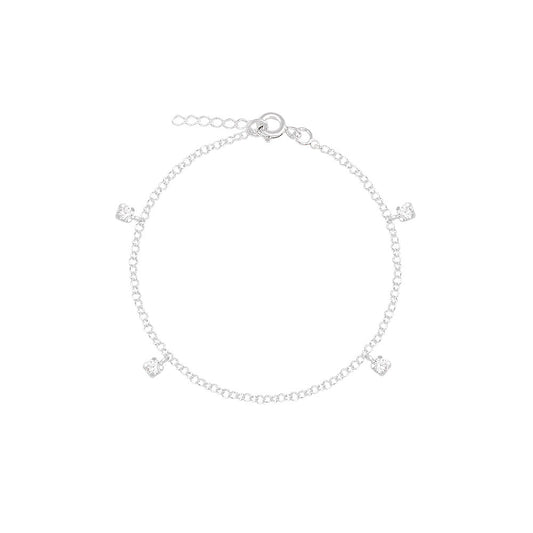 Pulseira em Prata - Pontos de Luz